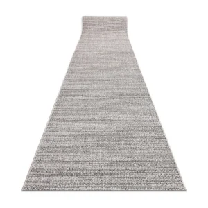Vloerbekleding SISAL FLOORLUX patroon 20389 zilver / zwart 120x420 cm