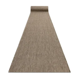 Vloerbekleding SISAL FLOORLUX patroon 20433 taupe EFFEN 100x700 cm