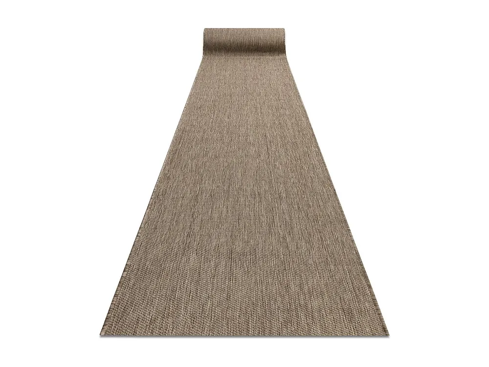 Vloerbekleding SISAL FLOORLUX patroon 20433 taupe EFFEN 100x700 cm