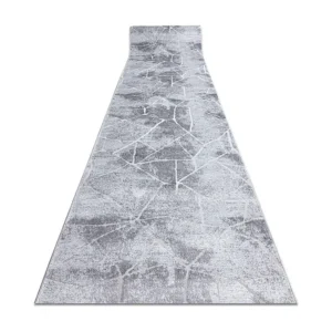 Vloerbekleding Structureel MEFE 2783 marmeren , twee poolhoogte , grij 60x180 cm
