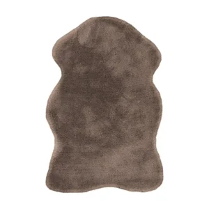 Vloerkleed - Rabbit zacht dubbele schapenvacht 825 Taupe 60cm x 90cm