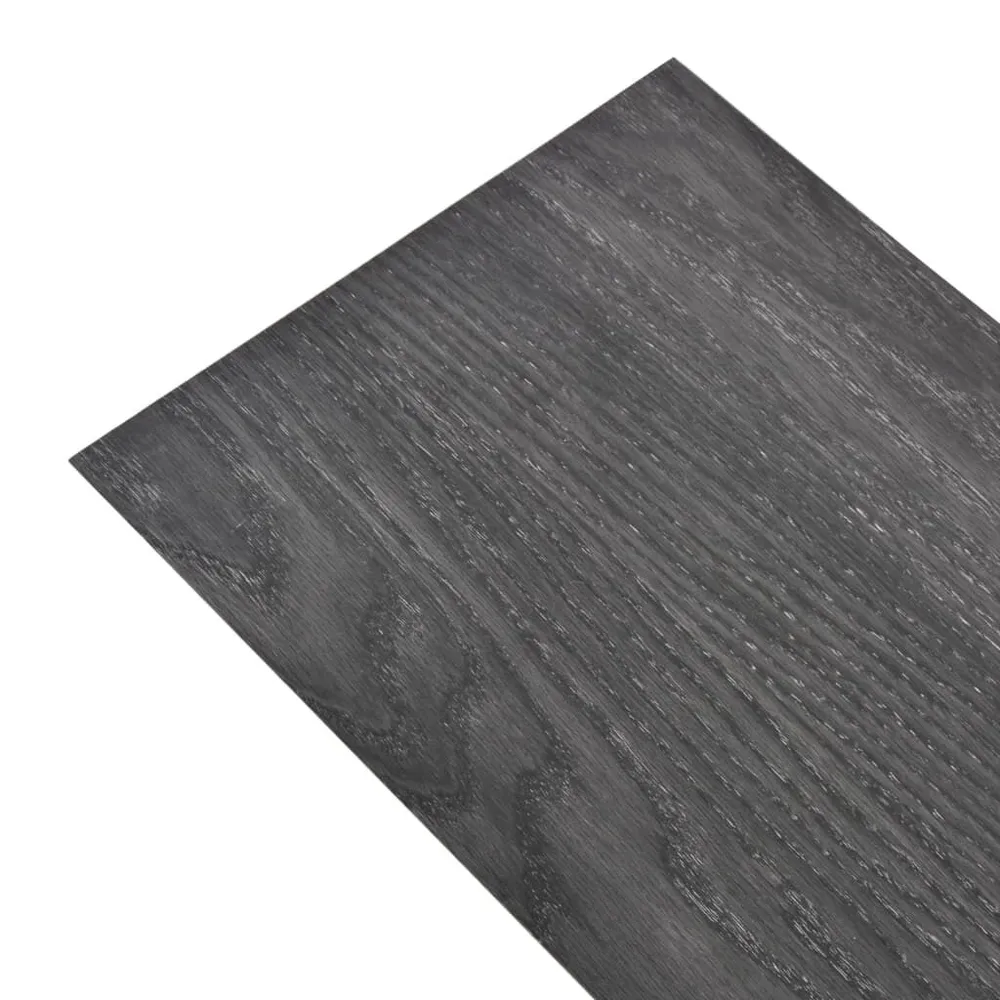 Vloerplanken niet-zelfklevend 5,26 m² 2 mm VINYL zwart en wit