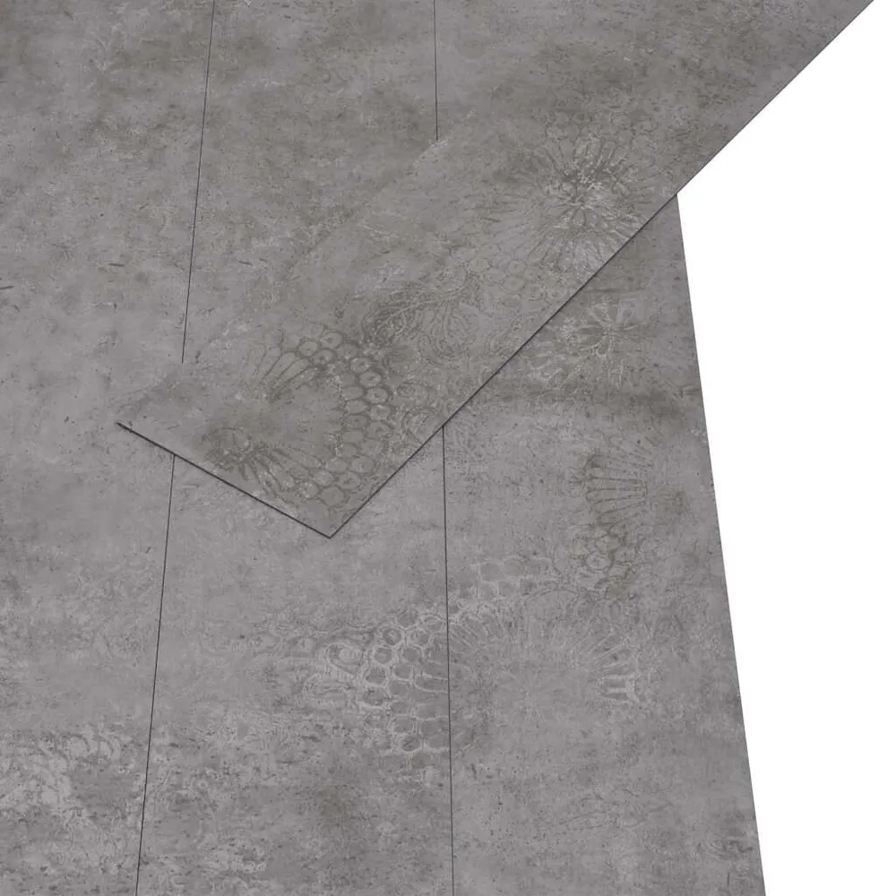 Vloerplanken zelfklevend 5,02 m² 2 mm VINYL betongrijs
