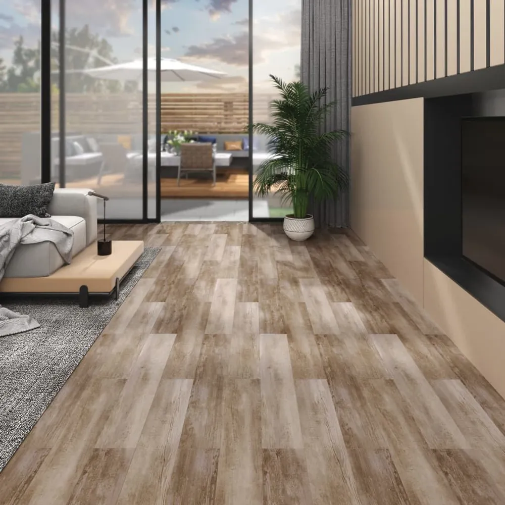 Vloerplanken zelfklevend 5,02 m² 2 mm VINYL woodwash