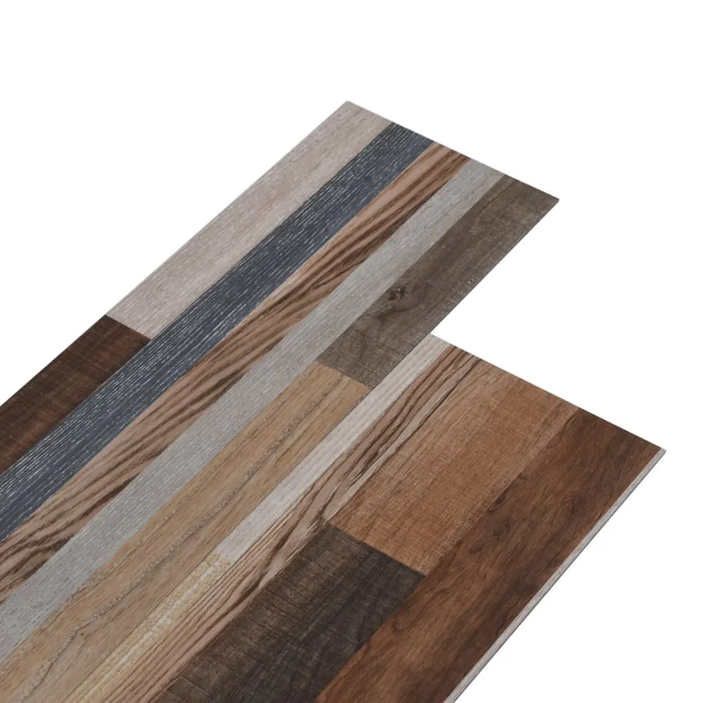 Vloerplanken zelfklevend 5,21 m² 2 mm VINYL meerkleurig