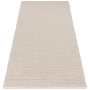 Wollen tapijt VILLA 8986/68200 Enkele kleur SIZAL, platgeweven ecru 200x300 cm