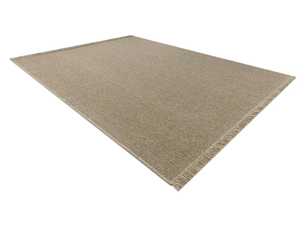 Wollen tapijt VILLA 8986/69500 Enkele kleur SIZAL, platgeweven diepzwart 120x170 cm