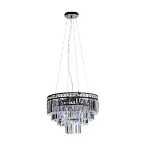 Energiezuinige LED Aurora Hanglamp, Zwart, 50x50x125 cm, EPIKASA