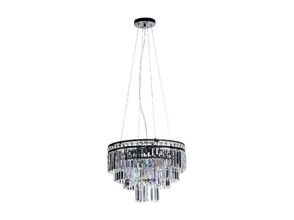 Energiezuinige LED Aurora Hanglamp, Zwart, 50x50x125 cm, EPIKASA
