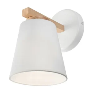 Gecertificeerd IP44 Applique Ellie, Blanc, 22x22x24 cm, EPIKASA