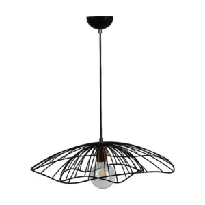 Gecertificeerd IP44 Venezia Hanglamp, Zwart, 55 x 55 x 80 cm, EPIKASA
