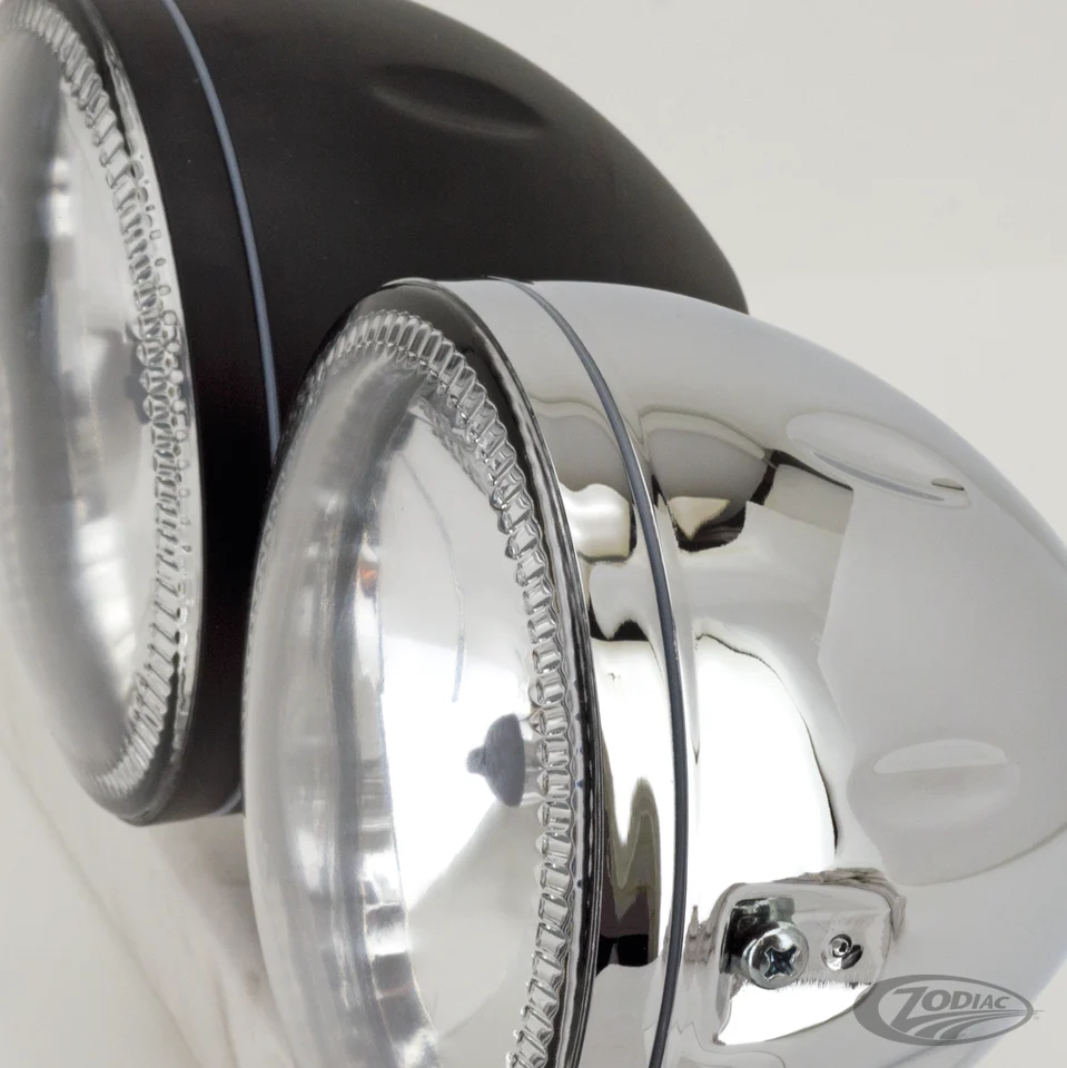 GZP Synapse Zwart 5.75" LED/H4 Headlight Harley-Davidson - Incl. Garantie