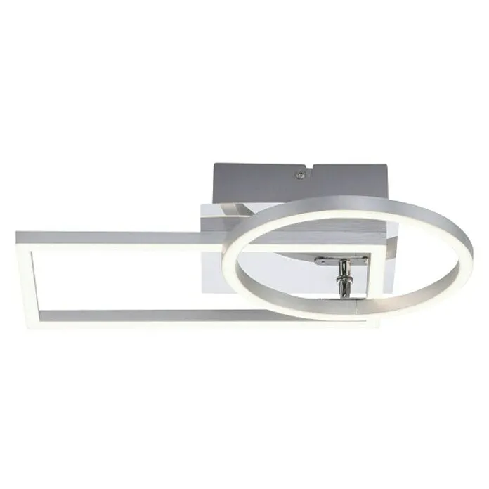 Just Light Led-plafondlamp - 18 W, l x b x h: 26 x 37 x 7,1 cm, Knus wit
