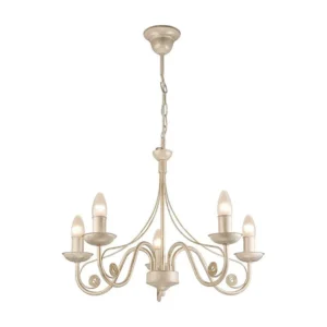 Suspension Donato, Blanc, 57x57x72 cm, EPIKASA - Incl. Garantie