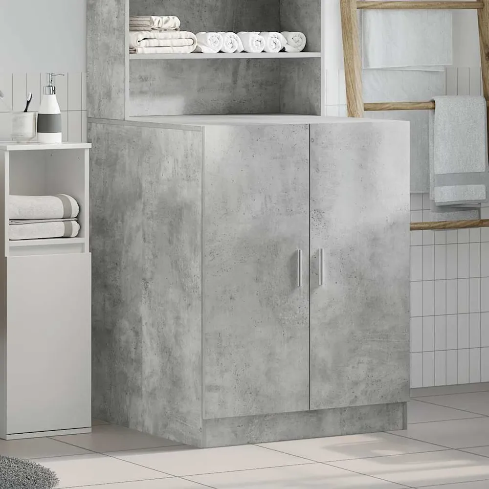 Inbouw Wasmachinekast 70,5x71,5x91,5 cm betongrijs