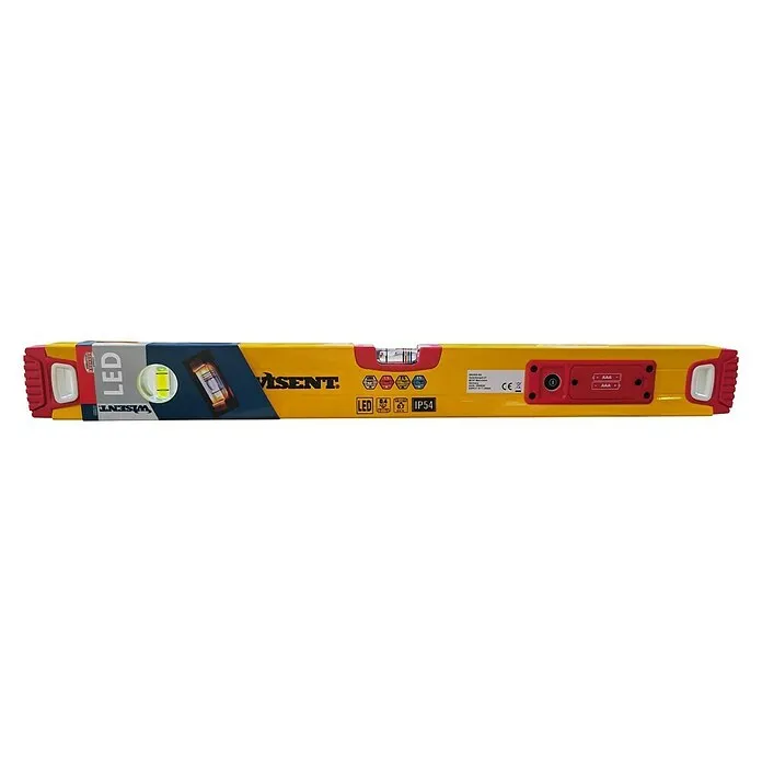 Digitale Wisent Waterpas LED 60 cm - Lengte: 60 cm, Aantal libellen: 2 st.