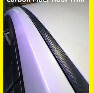 1992-1995 Honda Civic Koolzwart Carbon Fiber Roof Top Trim Molding Kit
