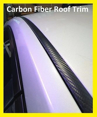 2006-2014 Honda Ridgeline Black Carbonvezel Fiber Roof Top Trim Molding Kit
