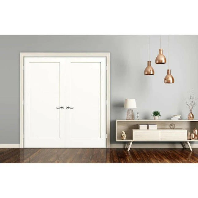 American Building Supply 28- x 80- Wit 1-panel Hollow Core Molded Composite Slab Door