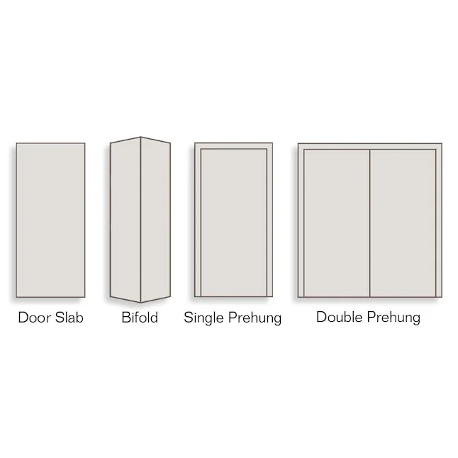American Building Supply 28- x 80- Wit 1-panel Hollow Core Molded Composite Slab Door