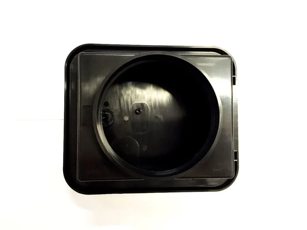 Black Valterra RV Sewer Hose Compartment Door Assembly Thumb Lock