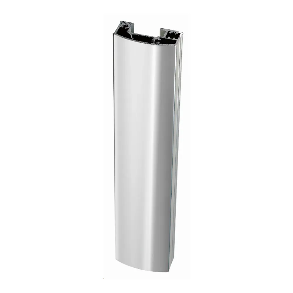Fixed wall Itaca 70.5-72.5 cm transparent crystal 6mm h195 shiny staalgrijs profile Made Italy