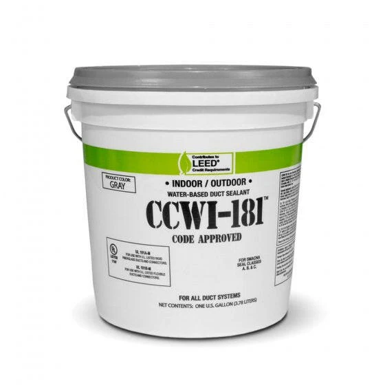 Hardcast Indoor/Outdoor Water-Based Duct Sealant 1 gal. grijs
