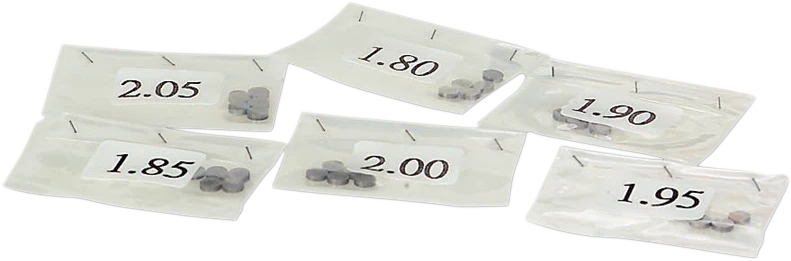 HEET CAMS VALVE SHIM KITS AND REFILL PACKAGES VALVE SHIM 5PK 9.48X2.65