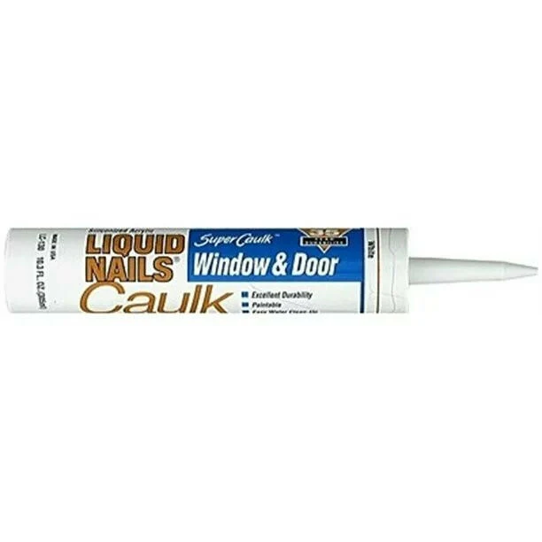 Liquid Nails Window & Doors Super Caulk glashelder, 10.1oz)