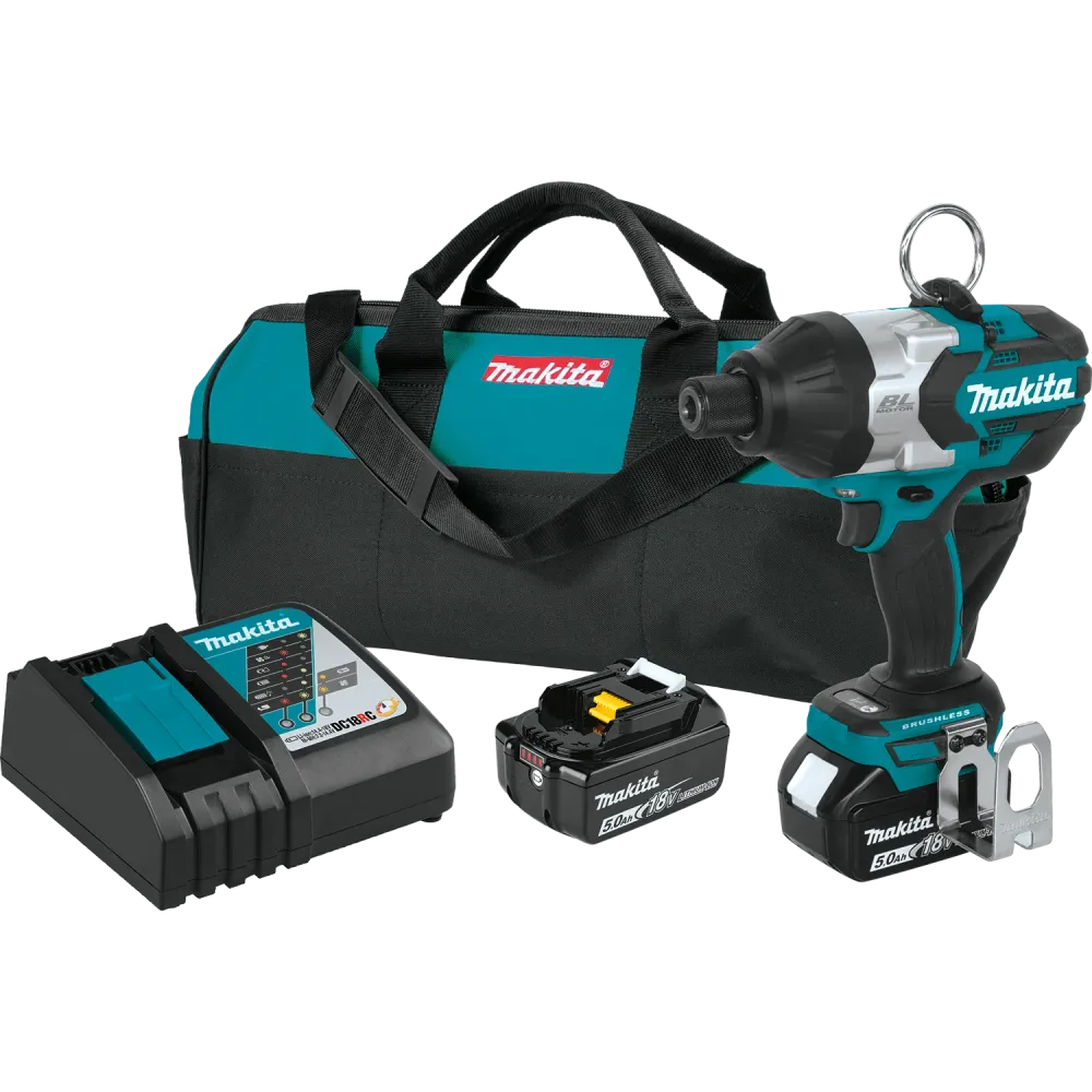 MAKITA 18V LXT® High‑Torque 7/16" Hex Impact Wrench Kit