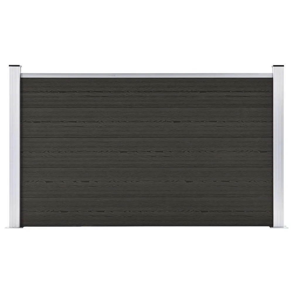 Schuttingpaneel 180x105 cm HKC zwart