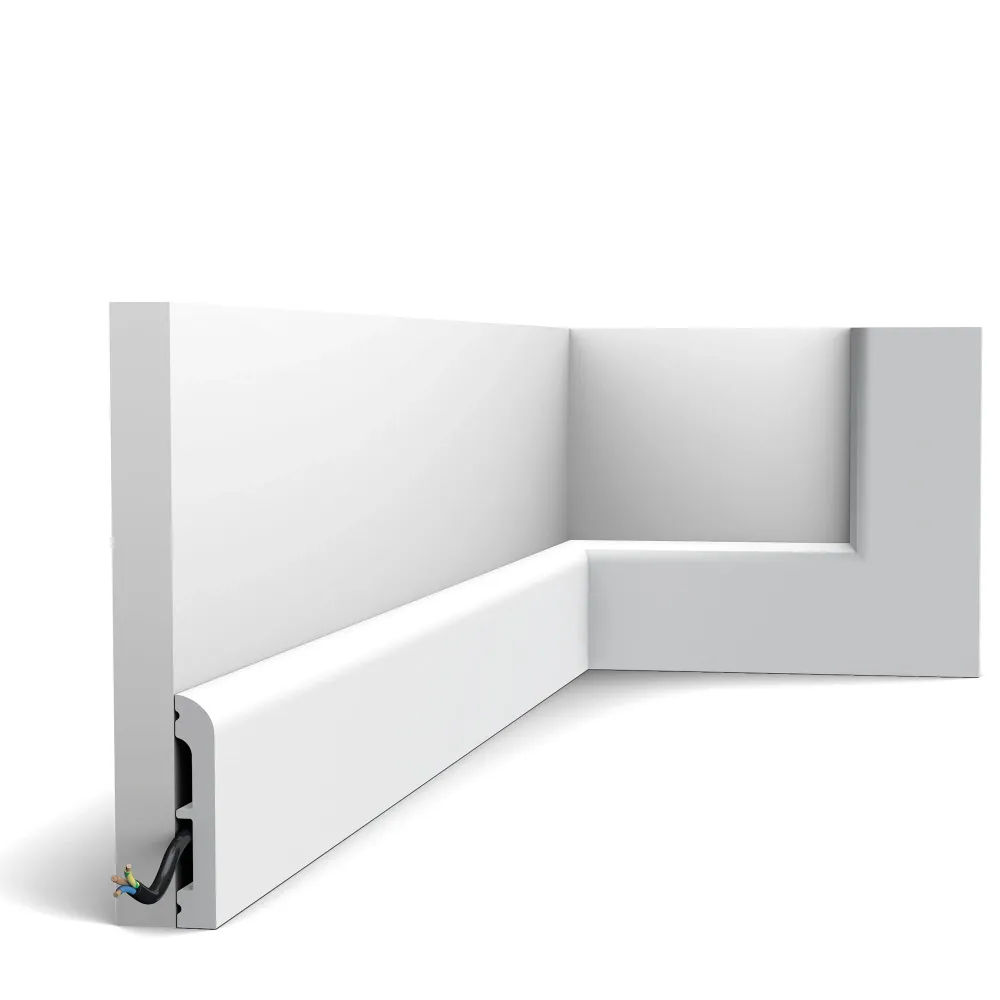 Voorbehandelde plint SX183-RAL9003 | 13 x 75 x 2000 mm