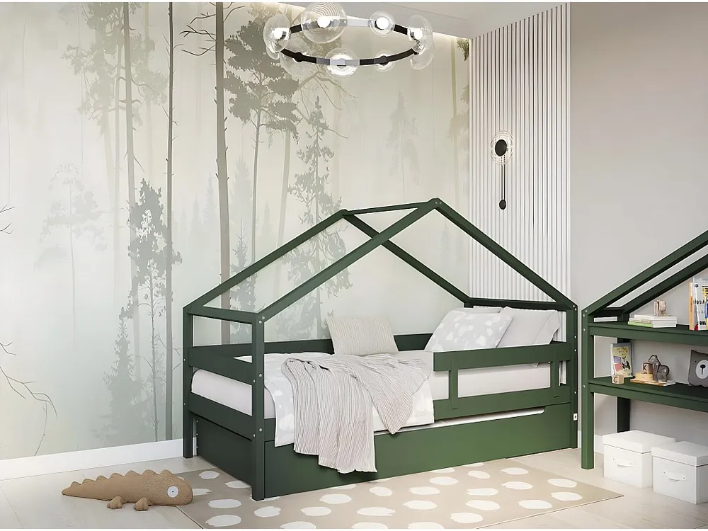 Warmteterugwinning Huisbed HYTTE HB005 97x211x134 Groen