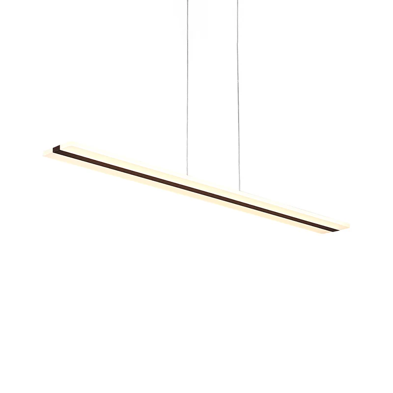 39"/47" Wide Ultra Thin Acrylic Drop Pendant Strak LED White Ceiling Lamp Warm/White Light White