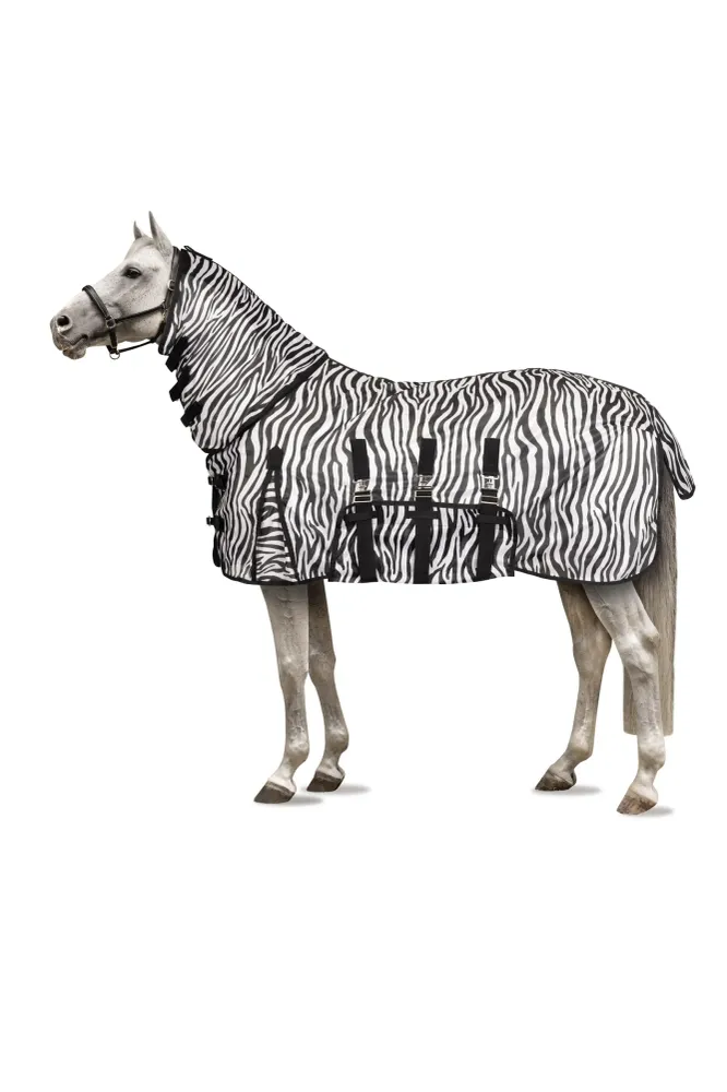 Defender Pony Fly Rug Zebra 75