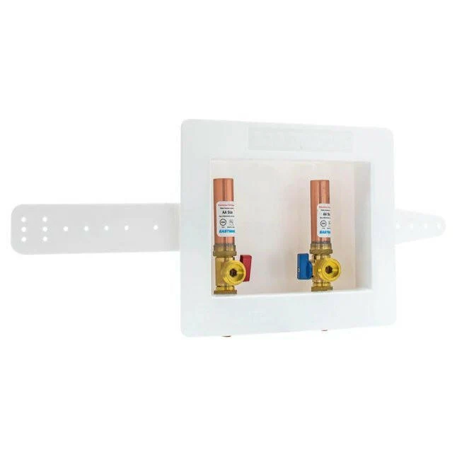 Eastman Center Drain Washing Machine Outlet Box Hammer Arrestors – 1/2 . Crimp PEX