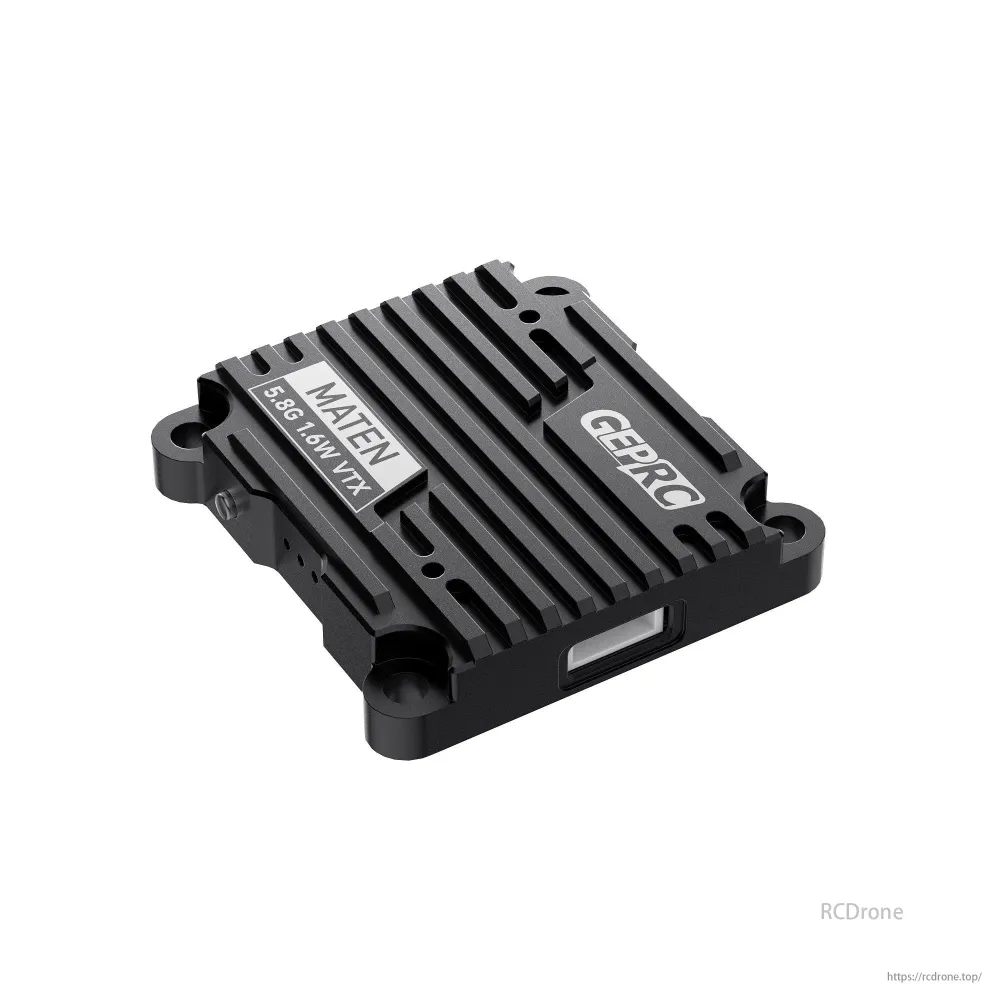 GEPRC MATEN 5.8G 1.6W VTX FPV Drone – 72CH, 1600mW, IRC Tramp, CNC Case, 7–36V Input