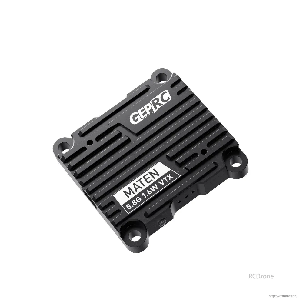GEPRC MATEN 5.8G 1.6W VTX FPV Drone – 72CH, 1600mW, IRC Tramp, CNC Case, 7–36V Input