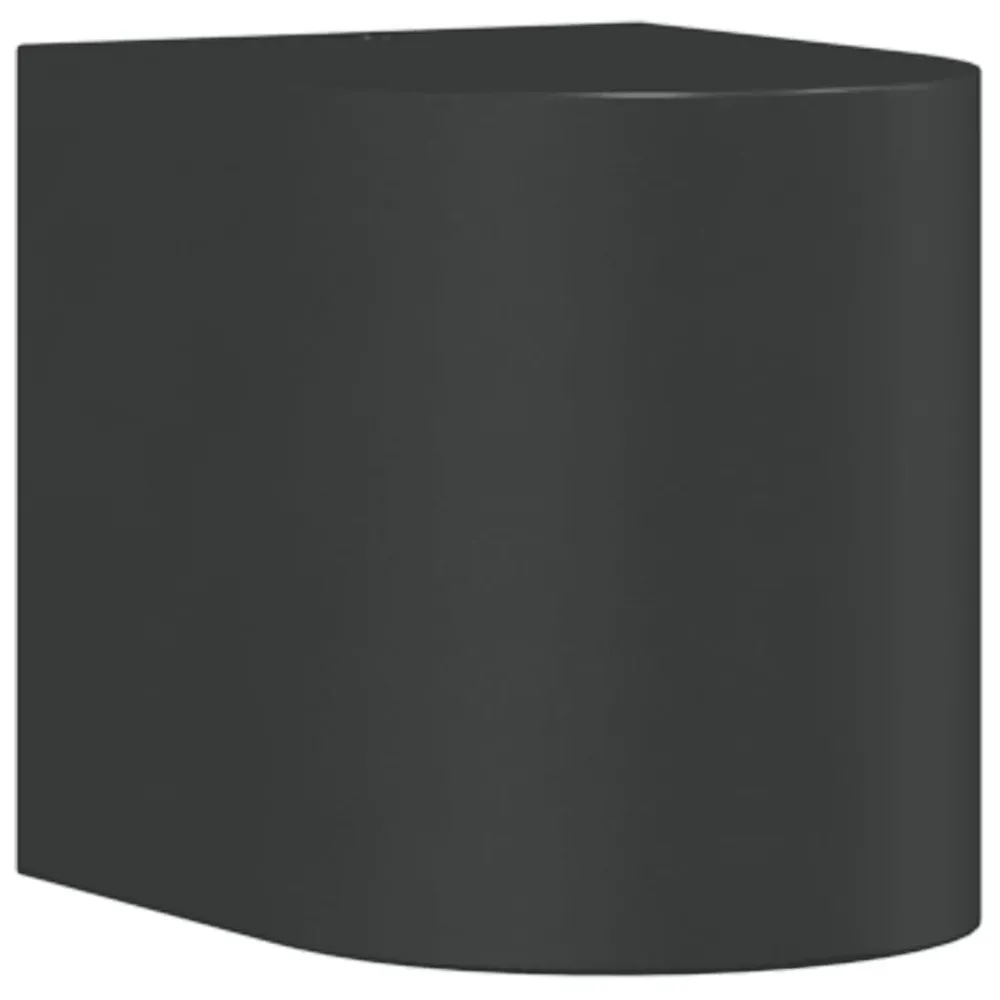 Buitenwandlamp gegoten aluminium zwart voor Minerale Gloed