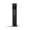 Cuber lamp aluminium zwart 2x25x110cm (DxBxH)