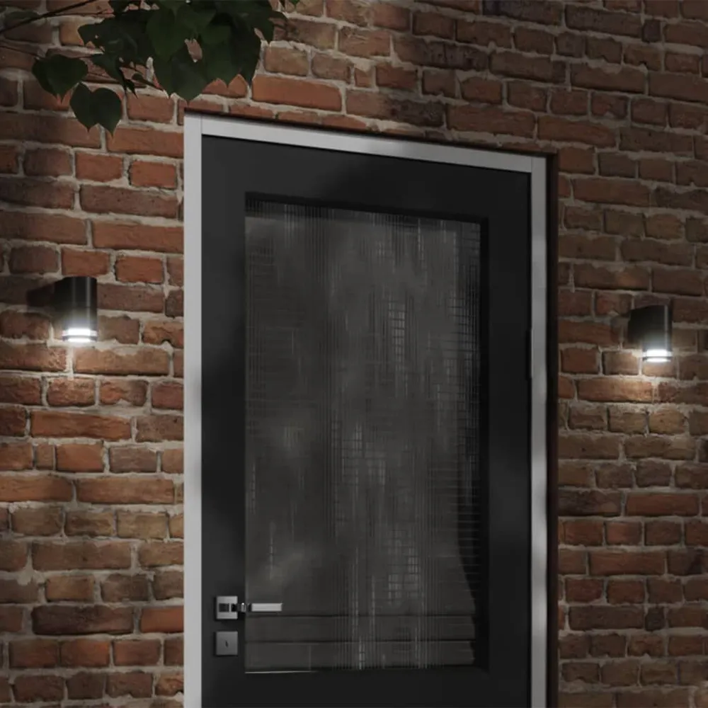 Draagbare Buitenwandlamp gegoten aluminium zwart