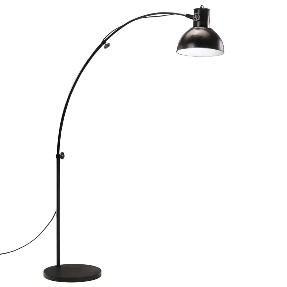 Wandmontage Vloerlamp 25 W E27 150 cm zwart